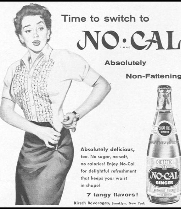 No-Cal Werbung (aus: Woman's Day 1954)